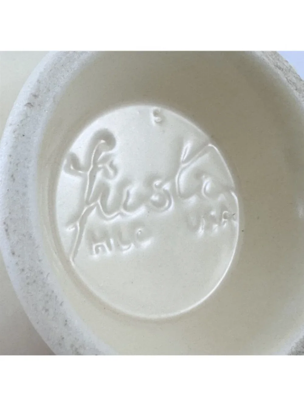 Fiesta Old Ivory Cream Stick Handle Creamer and Lidded Sugar Bowl Vintage 1940s